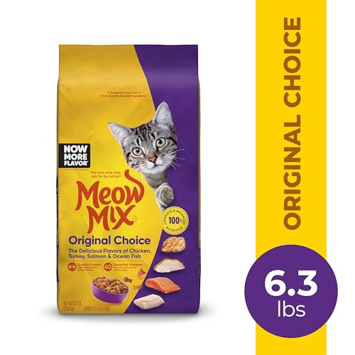 Meow Mix Original Choice Dry Cat Food - Complete Nutrition (6.3 lb)