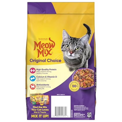 Meow Mix Original Choice Dry Cat Food - Complete Nutrition (6.3 lb)