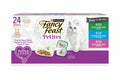 Purina Fancy Feast Gourmet Wet Cat Food Variety Pack, Petites Gravy Collection, break-apart tubs, 48 servings - (Pack of 24) 2.8 oz. Tubs