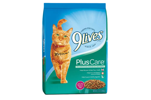 9Lives Plus Care Dry Cat Food, 12 lb. Bag