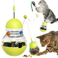 Cat Toy for Indoor Cats Wobble Treat Dispenser Ball Kitten Food Dispenser & Puzzle Feeder Balls & Enrichment Toys & Mental Stimulation Interactive Brain Game