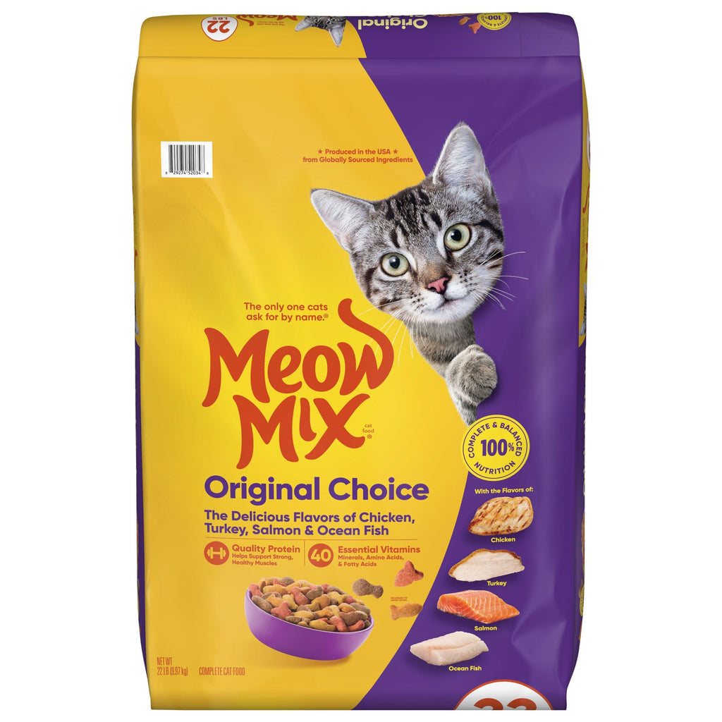 Meow Mix Original Choice Dry Cat Food - Complete Nutrition (6.3 lb)
