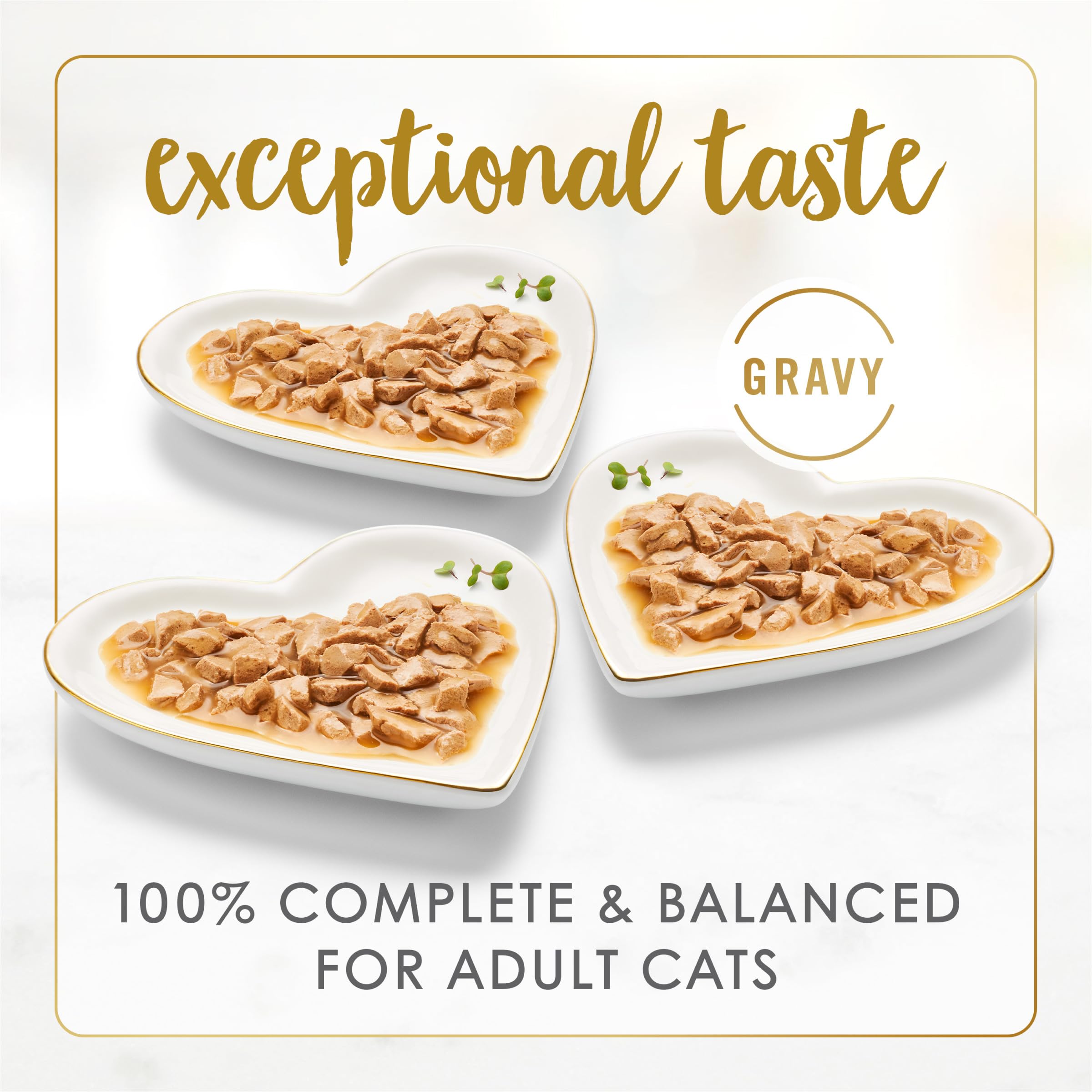 Fancy Feast Gravy Lovers Poultry & Beef Variety Pack - Grilled Gourmet Wet Cat Food (30 Pack)