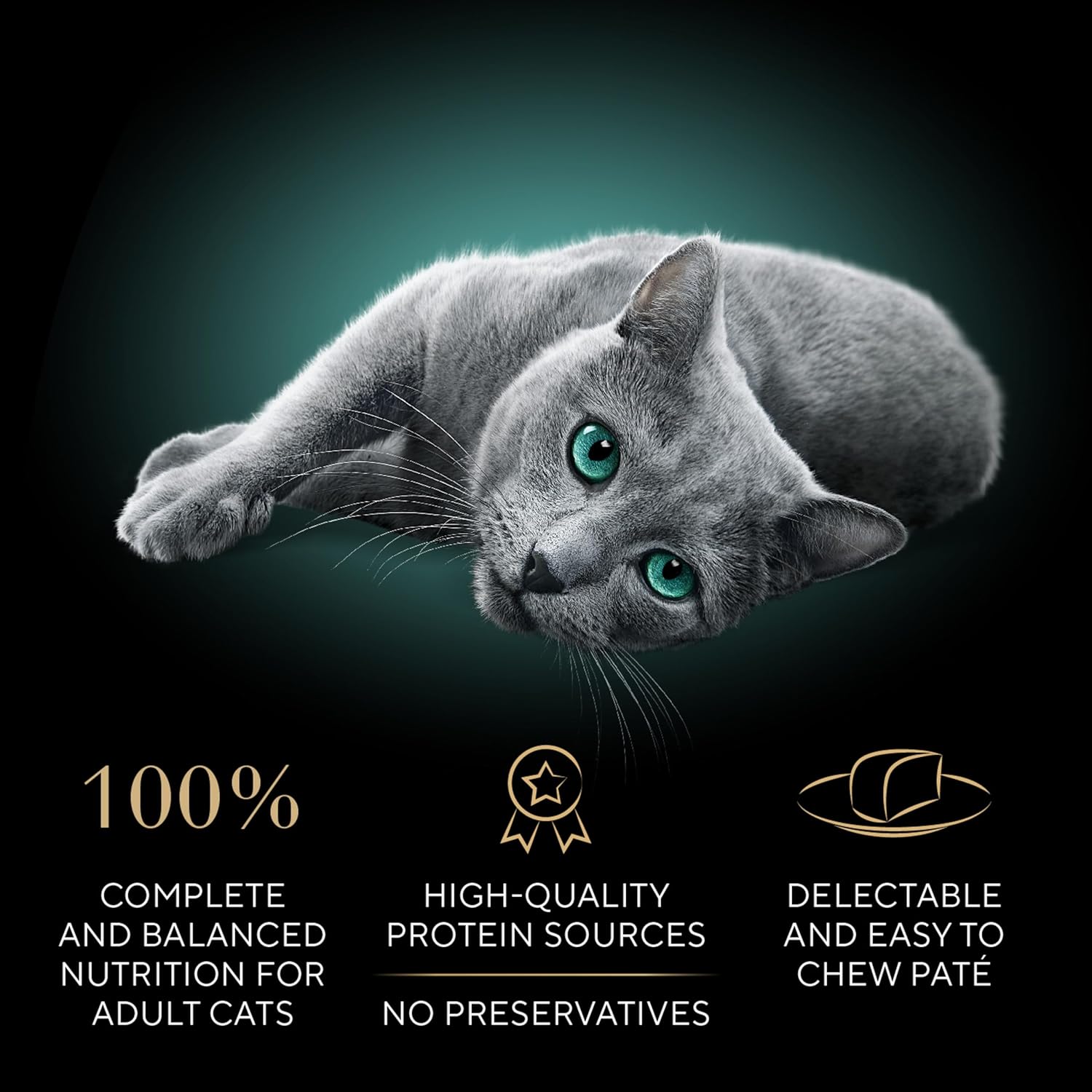 Sheba Perfect Portions Wet Cat Food Pate with Sustainable Salmon and Tender Whitefish & Tuna Entree Variety Pack, 2.6 oz. Twin-Pack Trays (12 Count, 24 Servings) (Pack of 2)