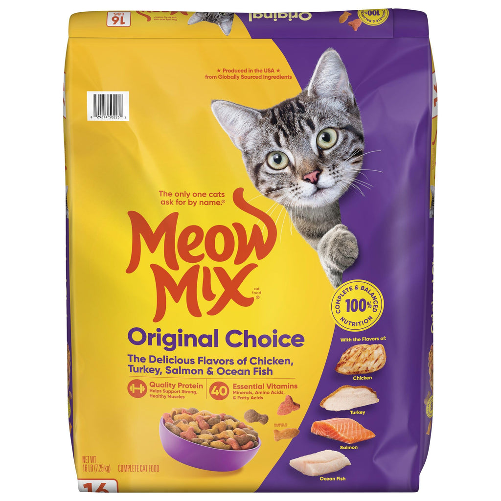 Meow Mix Original Choice Dry Cat Food - Complete Nutrition (6.3 lb)