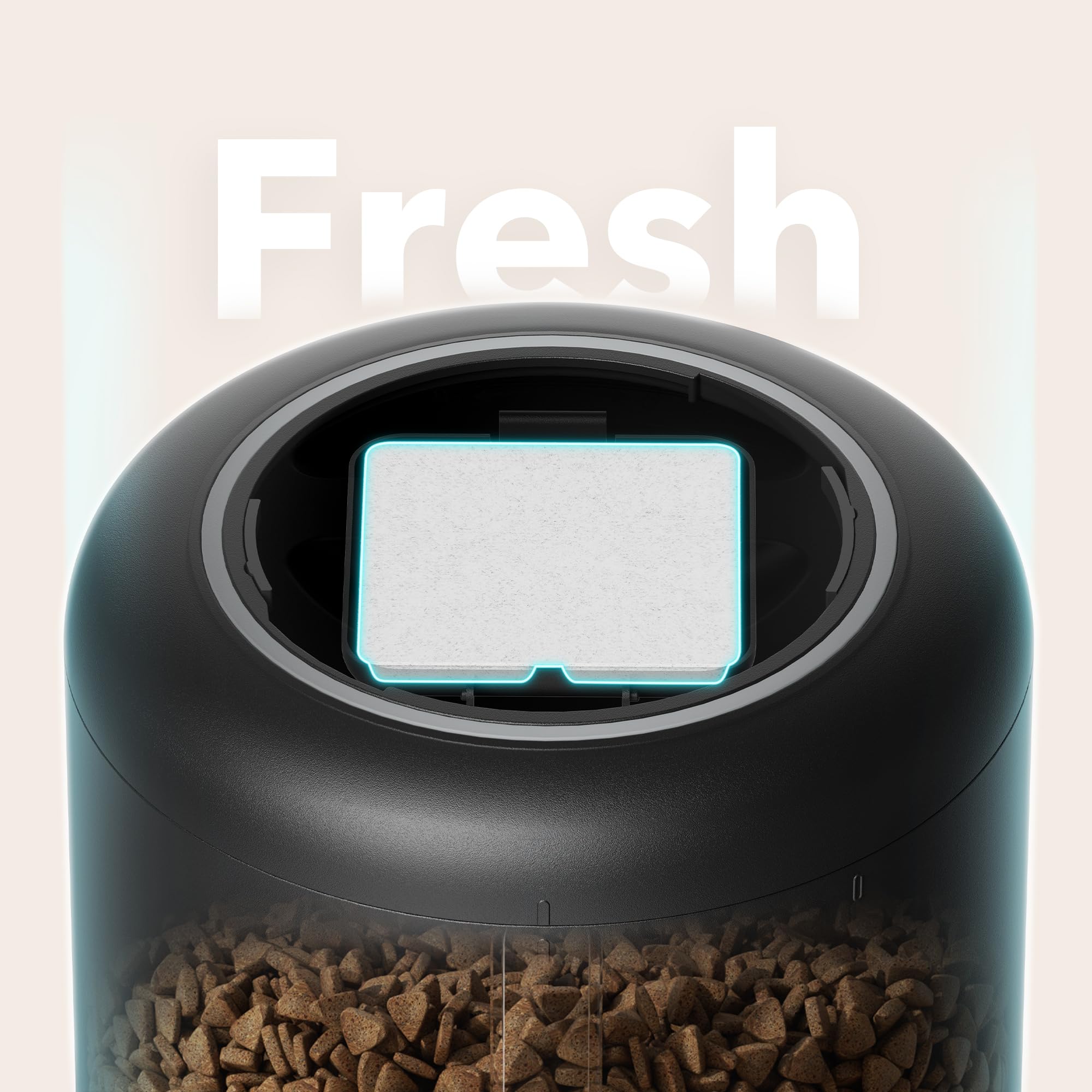 PETLIBRO Automatic Cat Feeder with Camera, 1080P HD Video with Night Vision, 5G WiFi Pet Feeder with 2-Way Audio, Low Food & Blockage Sensor, Motion & Sound Alerts for Cat & Dog Single Tray