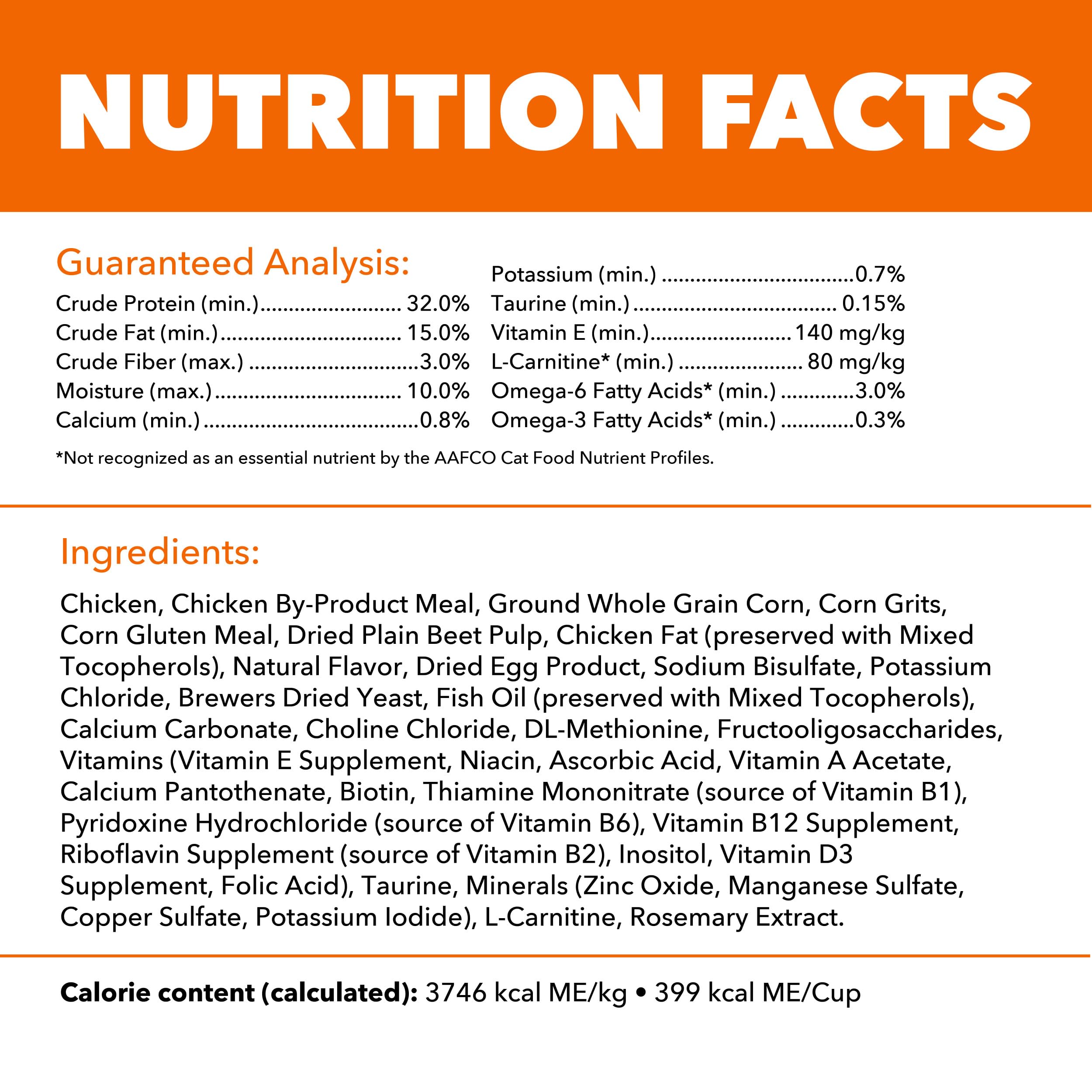 IAMS Proactive Health Adult Dry Cat Food with Chicken - Healthy Nutrition (22 lb)