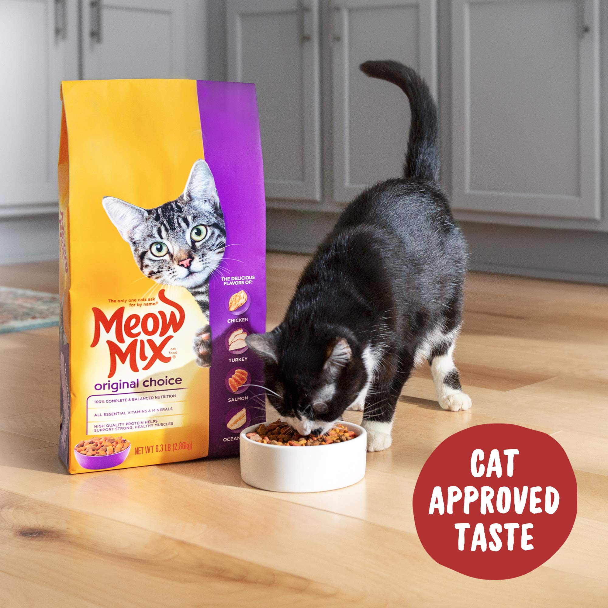 Meow Mix Original Choice Dry Cat Food - Complete Nutrition (6.3 lb)