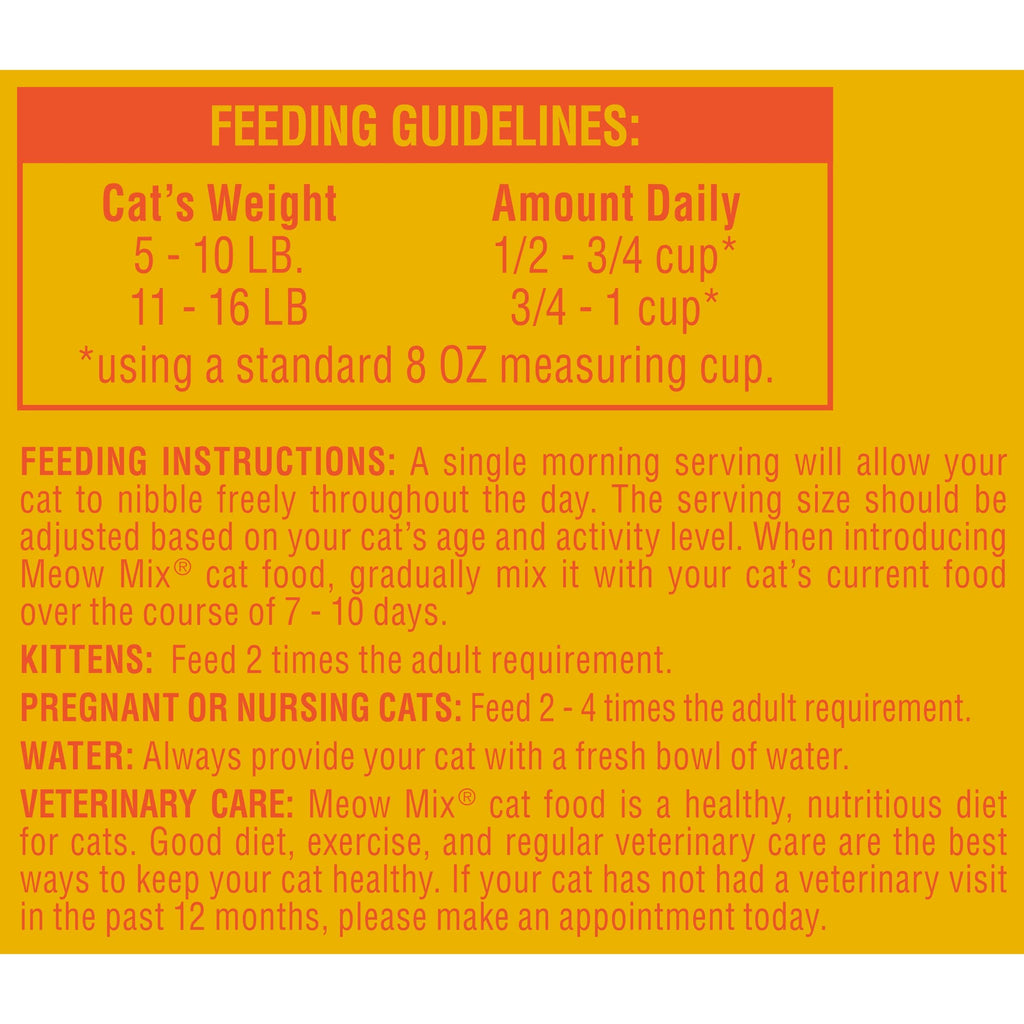 Meow Mix Original Choice Dry Cat Food - Complete Nutrition (6.3 lb)