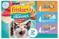 Friskies Tasty Treasures Prime Filets Variety Pack - Ocean Fish, Tuna & Chicken Wet Cat Food (12 Pack)